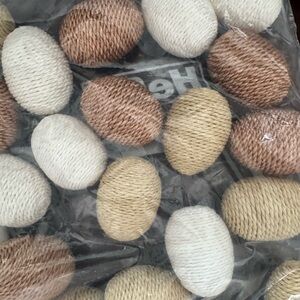 THRESHOLD | neutral jute egg vase filler